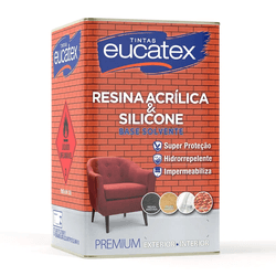 Resina Brilhante Incolor Base Solvente Eucatex 18L - CONSTRUTINTAS