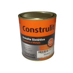 Esmalte Sintético Brilhante Construlit Branco 900ml - Construir - CONSTRUTINTAS