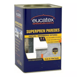 IMPERMEABILIZANTE PAREDE 18KG 7X1 SUPERPREN - EUCATEX - CONSTRUTINTAS