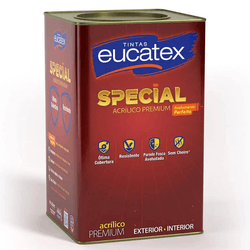 TINTA ACRILICA FOSCO (ESCOLHA A COR) 18 LITROS - EUCATEX SPECIAL PREMIUM - CONSTRUTINTAS