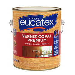 Verniz Brilhante Natural Copal Eucatex 3,6L - CONSTRUTINTAS
