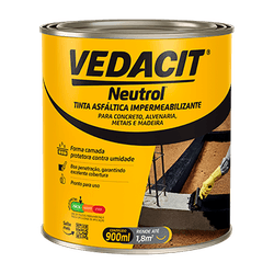 Impermeabilizante Neutrol 900ml - OTTO BAUMGART - VEDACIT - CONSTRUTINTAS