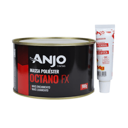 Massa Poliester 900g Octano FX + Catalizador 14g - ANJO - CONSTRUTINTAS