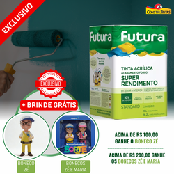  Tinta Acrilica Fosco 18L (Escolha Cor) - SUPER RENDIMENTO - FUTURA - CONSTRUTINTAS