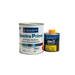 KIT Fundo Primer PU Cinza OP30A 900ml Spectraprime + Endurecedor 00h38 225ml - LAZZURIL SHERWIN WILLIAMS - CONSTRUTINTAS