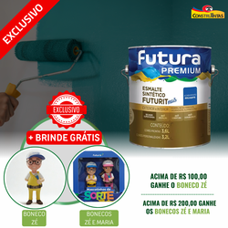 Esmalte Sintético Brilhante Premium 3,6 Litros - FUTURIT MAIS - FUTURA - CONSTRUTINTAS