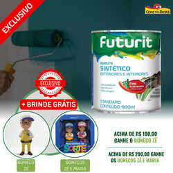 Esmalte Sintético Metálico Alumínio 900ml - FUTURIT - FUTURA - CONSTRUTINTAS