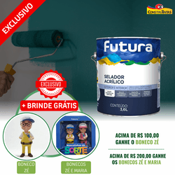 Selador Acrílico Branco 3,6 Litros - FUTURA - CONSTRUTINTAS