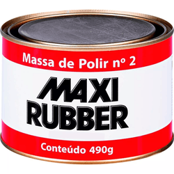  Massa de Polir N2 490gr - Maxi Rubber - CONSTRUTINTAS