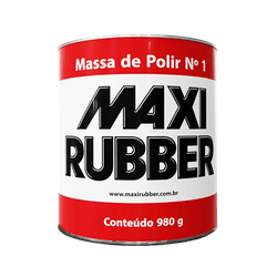 Massa de Polir Nº1 980grs - Maxi Rubber - CONSTRUTINTAS