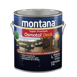Verniz Deck Semi-Brilho Natural 3,6 Litros - OSMOCOLOR - CONSTRUTINTAS