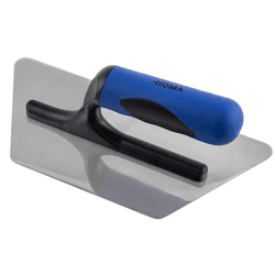 Desempenadeira Aço Inox 24x13cm - ROMA - CONSTRUTINTAS