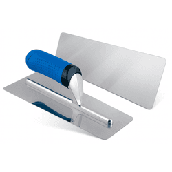 Desempenadeira Aço Inox Efeito Marmore 24x10cm - ROMA - CONSTRUTINTAS