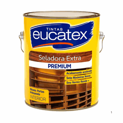 Seladora para Madeira Eucatex 3,6L - CONSTRUTINTAS