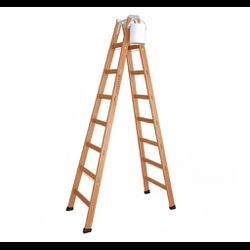 Escada de Madeira 8 Degraus - SERTINTAS - CONSTRUTINTAS