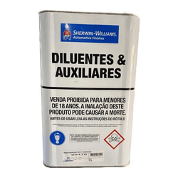 Diluente Redutor para Esmalte Sintético 410 5 Litros - LAZZURIL SW - CONSTRUTINTAS