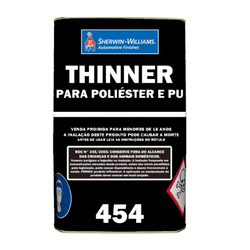 Thinner para Poliéster e Pu 454 - 5 Litros - LAZZURIL - CONSTRUTINTAS