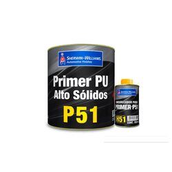 Kit Fundo Primer PU P51 750ml + Endurecedor H51 150ml Sherwin Williams Lazzuril - CONSTRUTINTAS