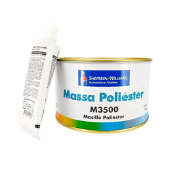 Massa Poliéster - M3500 1,5kg - Kit com Catalisador Lazzuril - CONSTRUTINTAS