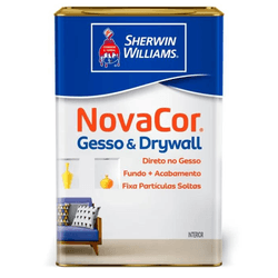 Tinta Acrílica Branco 18 Litros Gesso & Drywall Novacor - Sherwin williams - CONSTRUTINTAS