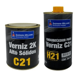 Verniz PU BI-CO 900ml C21 + 1 endurecedor H21-LAZZURIL - CONSTRUTINTAS