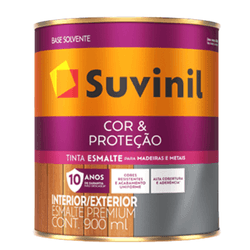 Esmalte Sintético Brilhante Alumínio 900ml - COR & PROTEÇÃO - SUVINIL - CONSTRUTINTAS