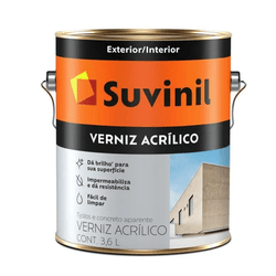 Verniz Acrílico Brilhante 3,6 Litros - SUVINIL - CONSTRUTINTAS