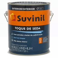 Tinta Acrílica Acetinado Branco Neve Toque Seda Suvinil 3,6L - CONSTRUTINTAS