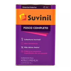 Tinta Acrílica Fosco Completo Premium Suvinil 18L - CONSTRUTINTAS