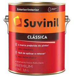 Tinta Suvinil Clássica Premium Fosco 3,6L - CONSTRUTINTAS