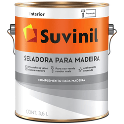 Seladora para Madeira 3,6 Litros - Premium Suvinil - CONSTRUTINTAS