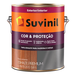 Esmalte Sintético Metálico Alumínio 3,6 Litros Cor&Proteção - SUVINIL - CONSTRUTINTAS