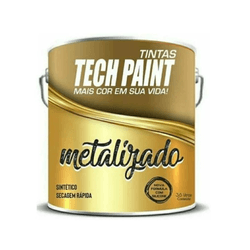 Esmalte Metálico (Escolha a Cor) 0,9 Litros - Tech Paint - CONSTRUTINTAS