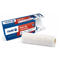 Rolo Lã de Carneiro 23cm Natural - 1328/23 - TIGRE - CONSTRUTINTAS