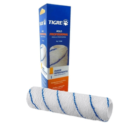 Rolo de Lã 23cm Tigre Microfibra Profissional 1336 - CONSTRUTINTAS