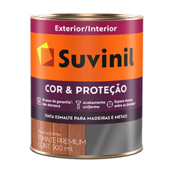 Esmalte Sintético Brilhante (Escolha Cor) 3,6L Cor e Proteção - Suvinil - CONSTRUTINTAS