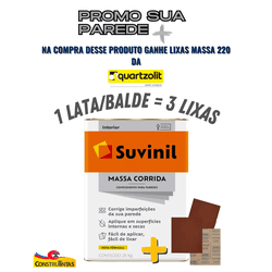 Massa Corrida 25kg - SUVINIL - CONSTRUTINTAS