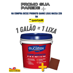 Massa Acrilica 5,8kg - EUCATEX - CONSTRUTINTAS