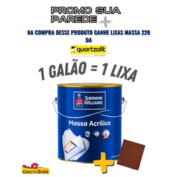 Massa Acrílica 6kg - SHERWIN WILLIAMS - CONSTRUTINTAS