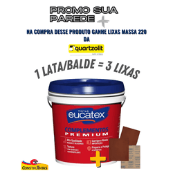 Massa Corrida 25kg - EUCATEX - CONSTRUTINTAS