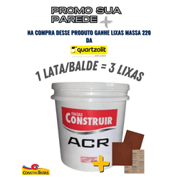 Massa Corrida 25kg - ACR - CONSTRUTINTAS