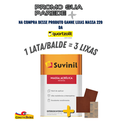 Massa Acrílica 25Kg - SUVINIL - CONSTRUTINTAS
