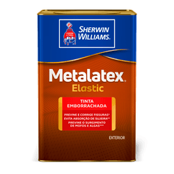 Tinta Acrílica Semiacetinado Branco 18 Litros - METALATEX ELASTIC - SHERWIN WILLIAMS - CONSTRUTINTAS