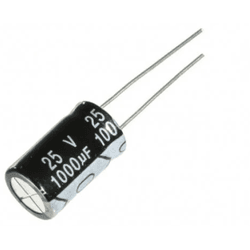 Capacitor Eletrolítico 1000uF / 25V - COPEL ELETRONICA