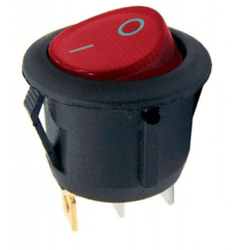 Chave Gangorra KCD1-106N Vermelha com Neon (L/D) - COPEL ELETRONICA