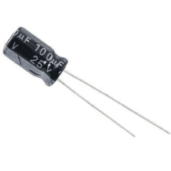 Capacitor Eletrolítico 100uF / 25V - COPEL ELETRONICA