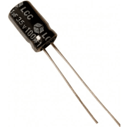 Capacitor Eletrolítico 100uF / 35V - COPEL ELETRONICA