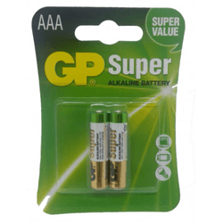 Pilha AAA Alcalina GP Super Cartela c/ 2 - COPEL ELETRONICA