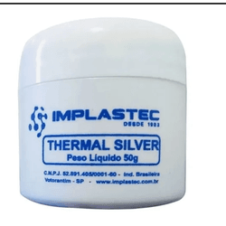 Pasta Térmica PRATA Thermal Silver 100g IMPLASTEC - COPEL ELETRONICA