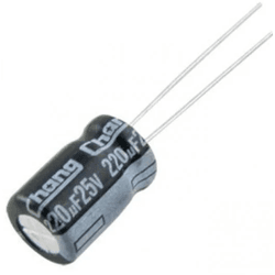 Capacitor Eletrolítico 220uF / 35V - COPEL ELETRONICA